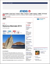 mykonos beinnale 2013 - press - athens voice